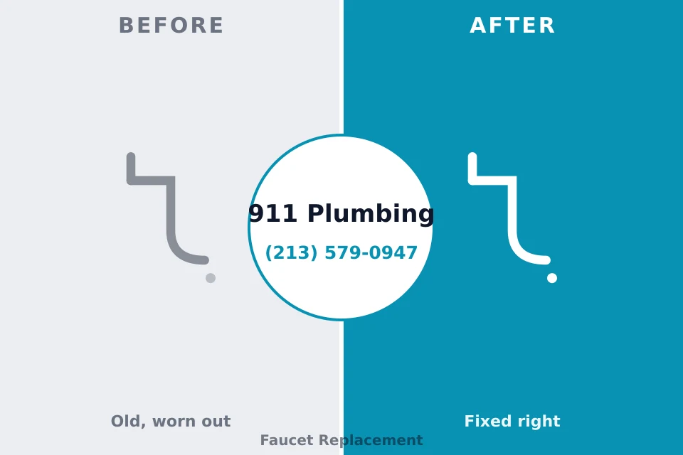 Before and after: plumbing company Highwood, IL